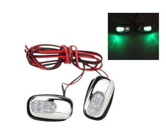 wippers con luces led verde